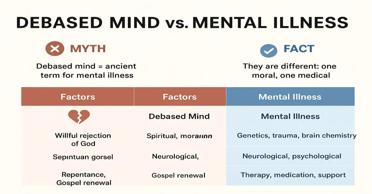 what is a debased mind