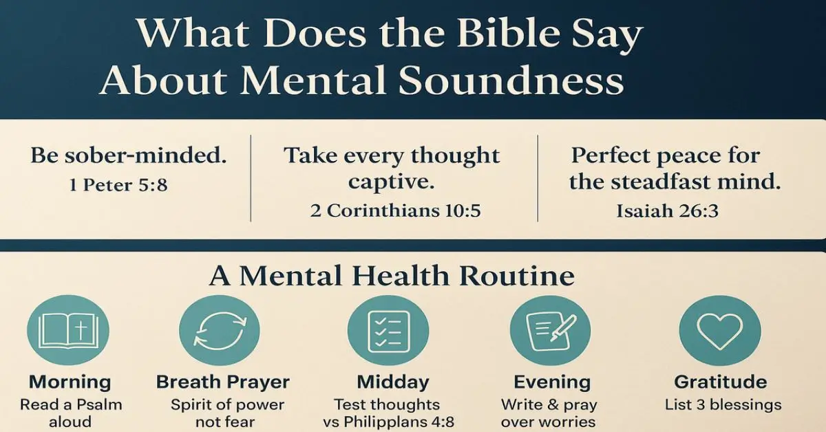what does sound mind mean in the bible