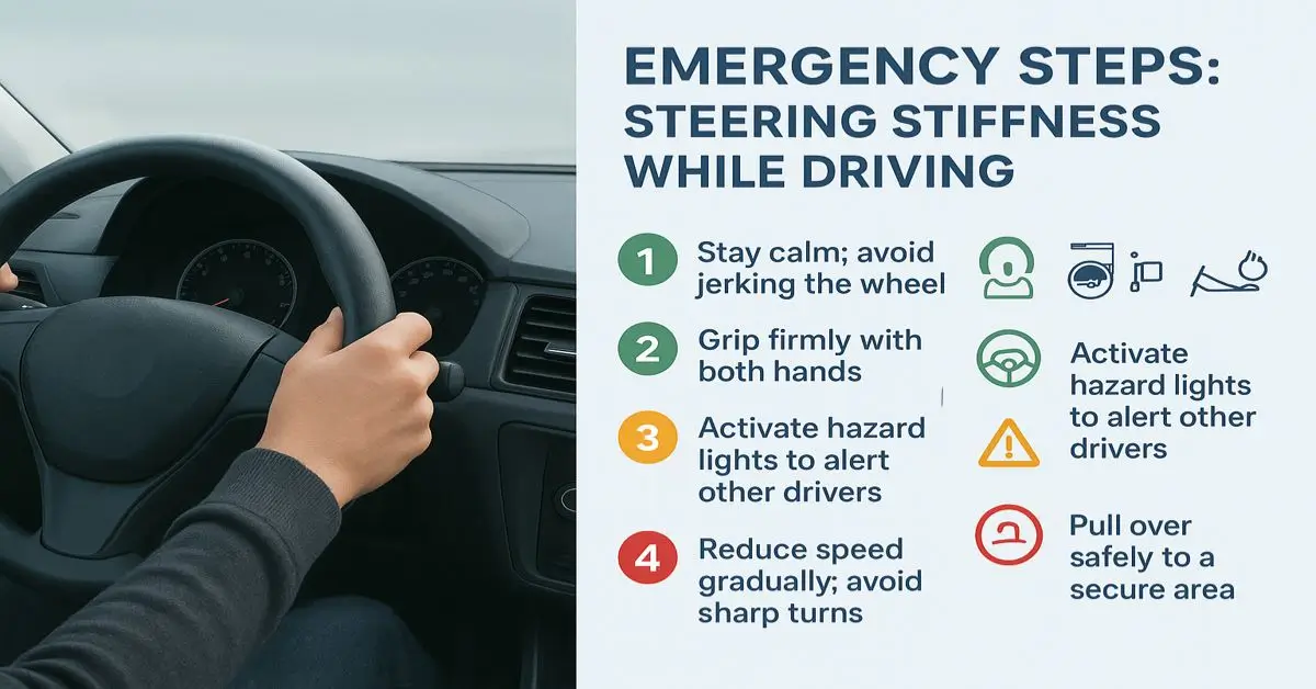 stiff steering