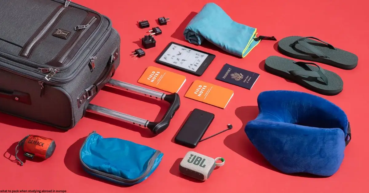 what to pack when studying abroad in europe