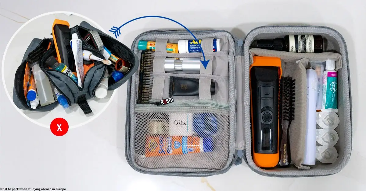 what to pack when studying abroad in europe