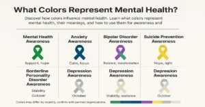 what colors represent mental health
