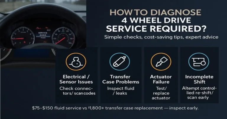 4 Wheel Drive System Service Required