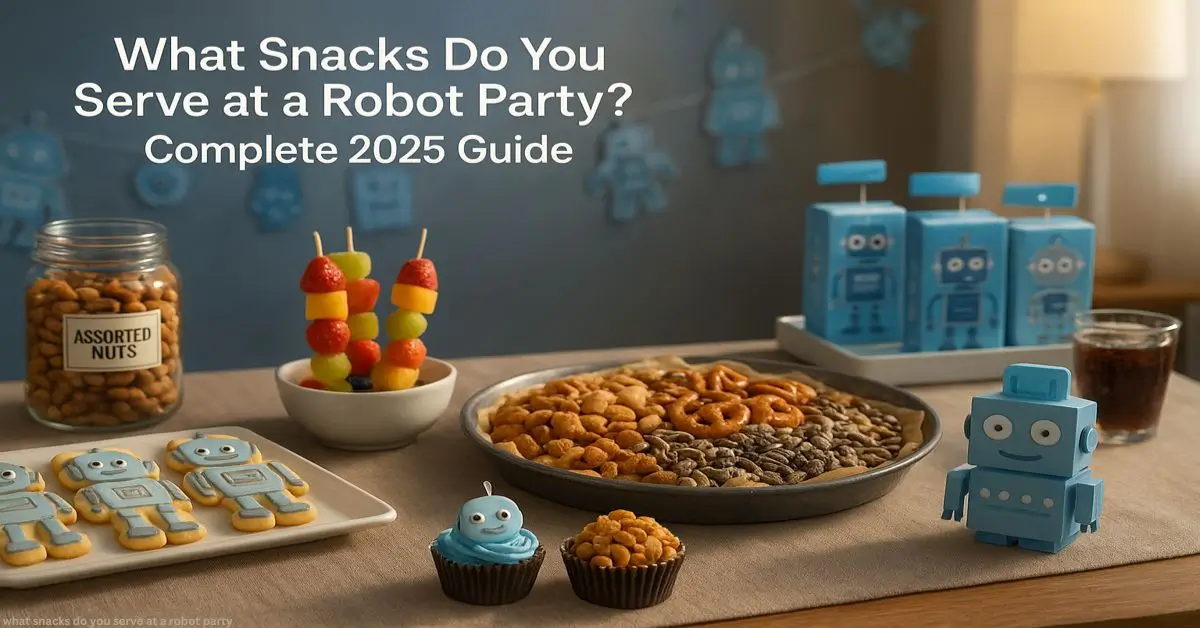 what snacks do you serve at a robot party