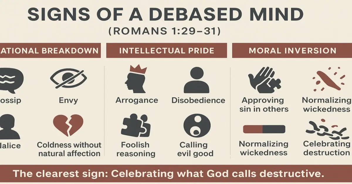 what is a debased mind