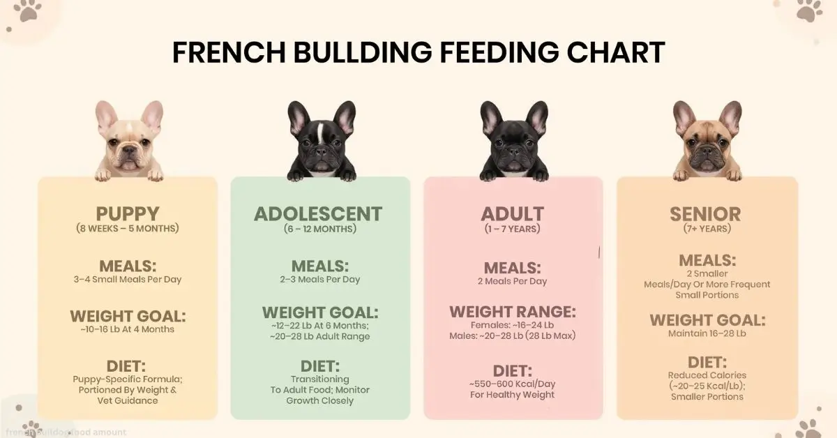 french bulldog food amount