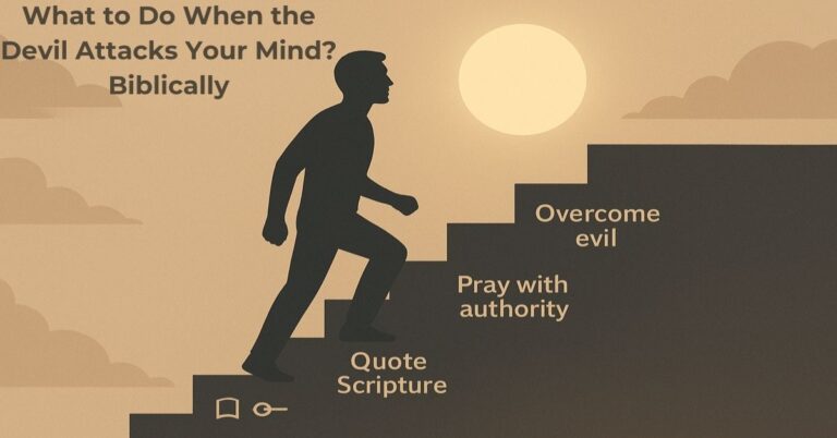 what to do when the devil attacks your mind