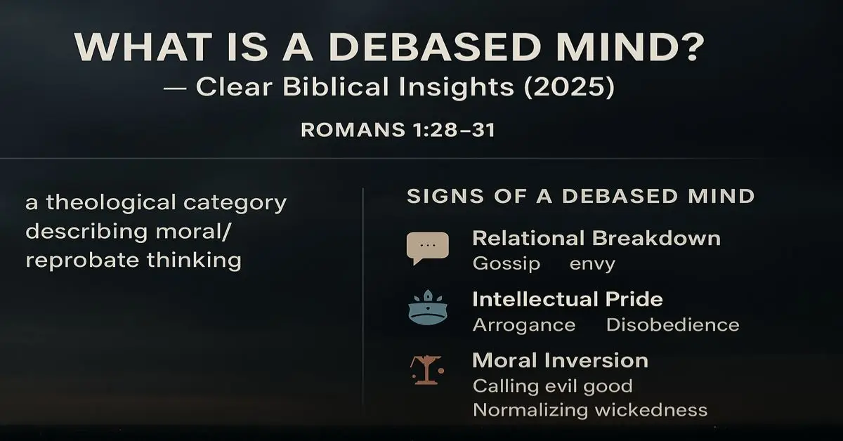 what is a debased mind