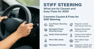 stiff steering