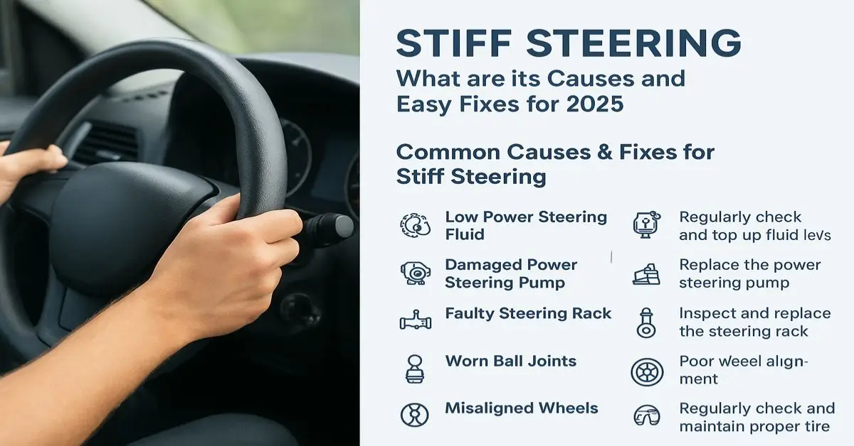 stiff steering