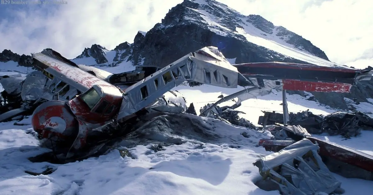 B29 bomber crash site Alaska