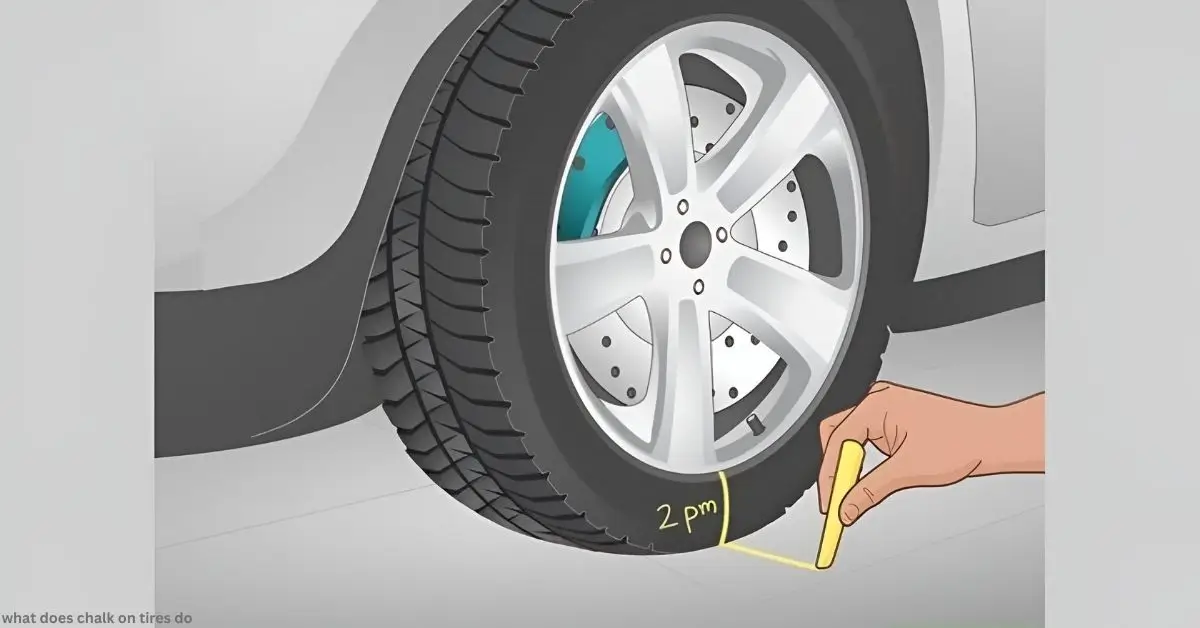 what does chalk on tires do​