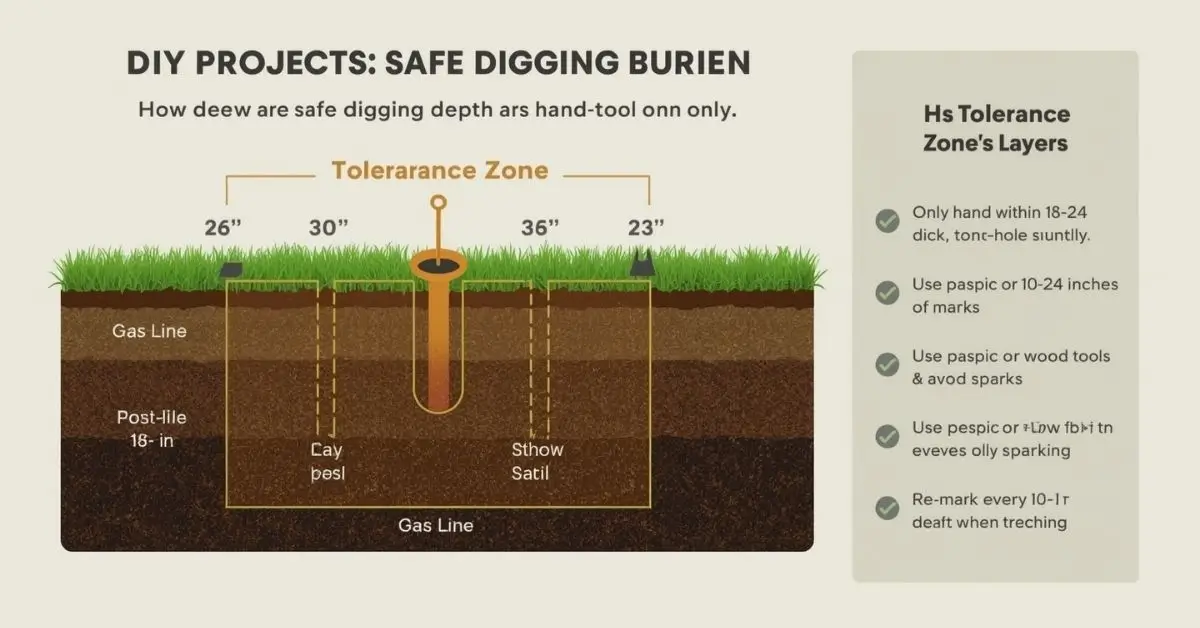 how deep are gas lines buried