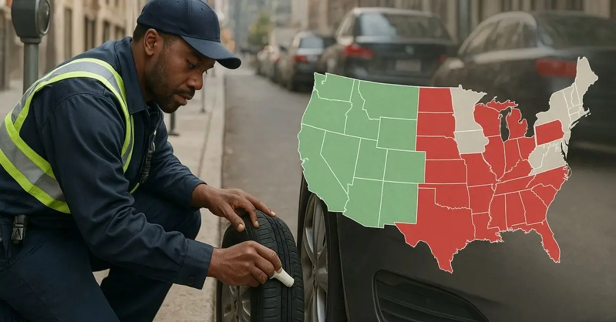 what does chalk on tires do​