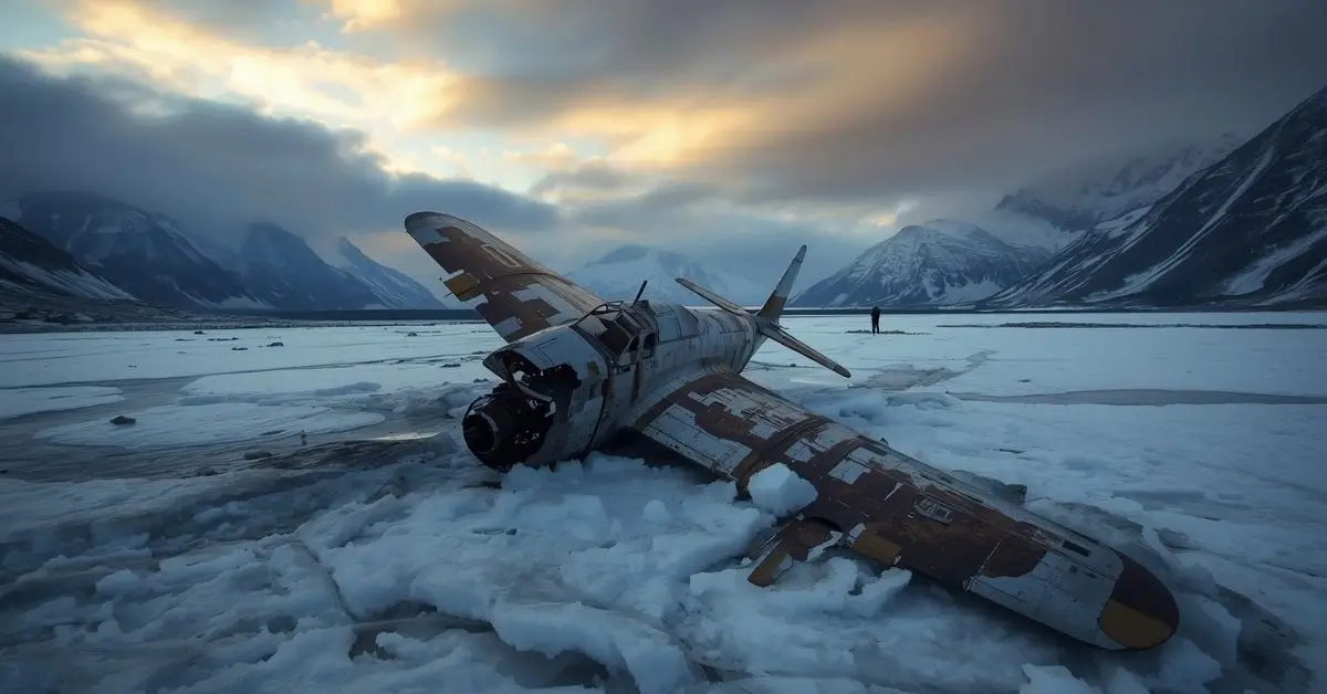 B29 bomber crash site Alaska