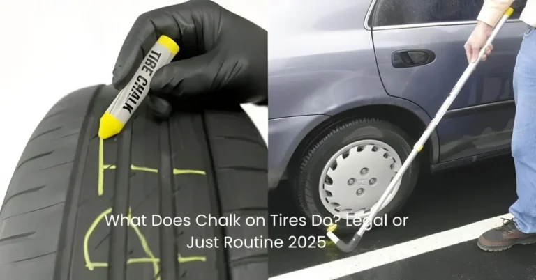 What Does Chalk on Tires Do