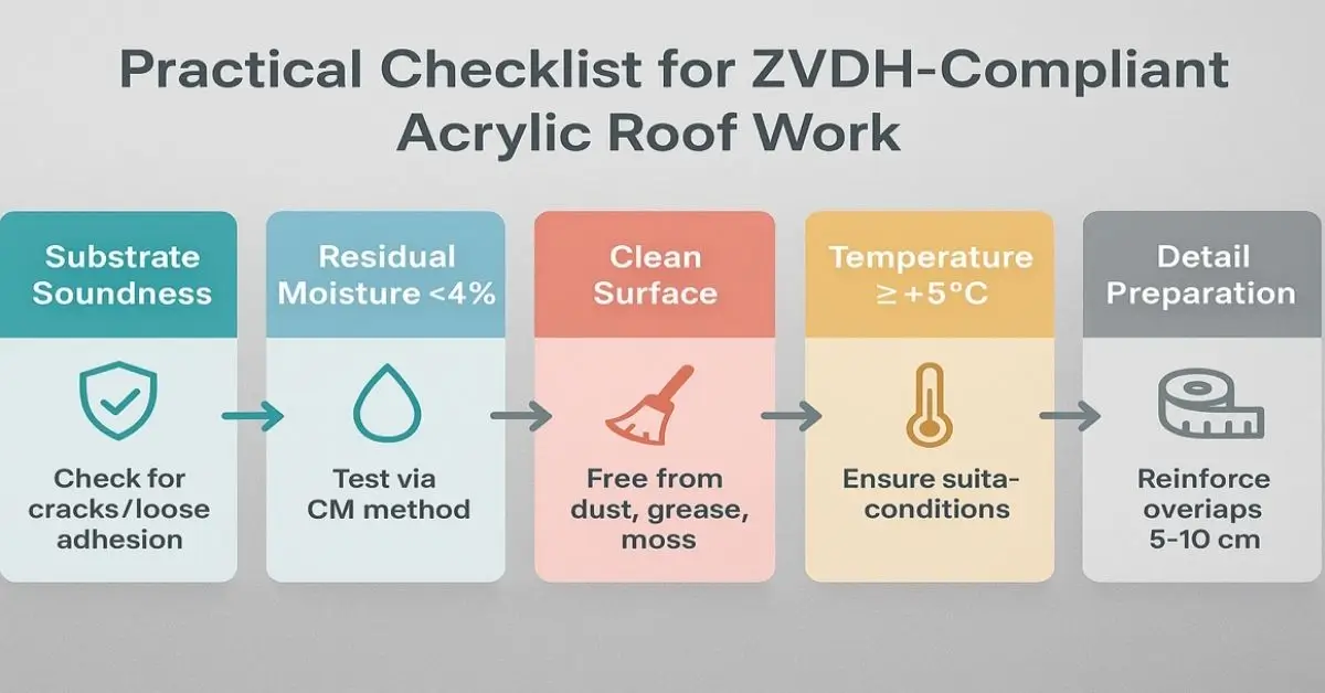 Experte ZVDH Acryldach Zitate