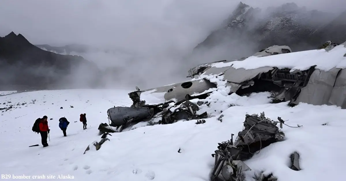 B29 bomber crash site Alaska