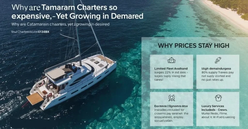 why are catamaran charters so expensive