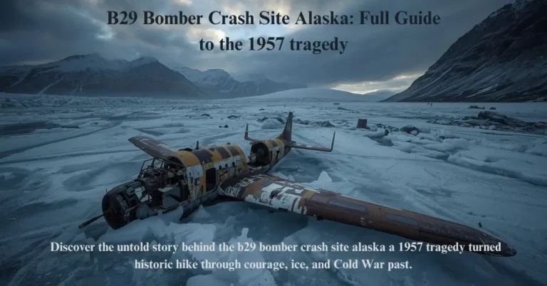 B29 bomber crash site Alaska