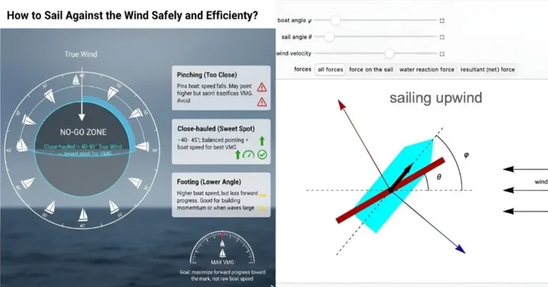 how to sail against the wind