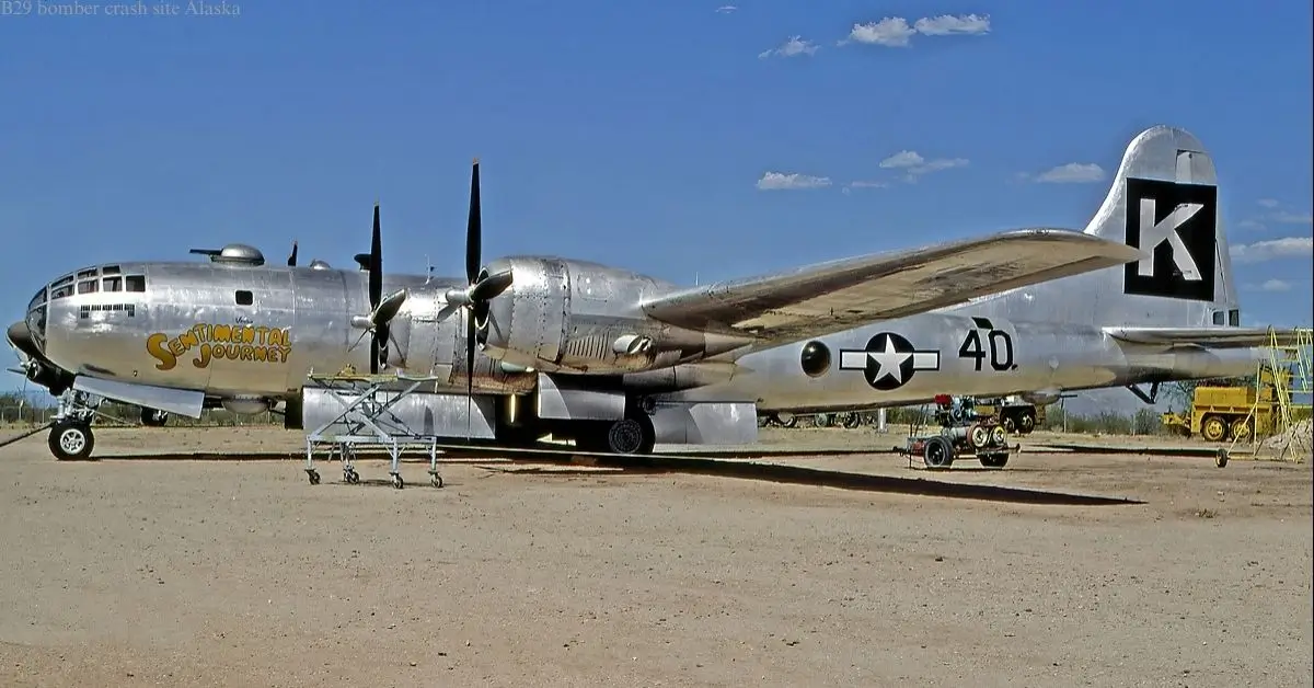 B29 bomber crash site Alaska