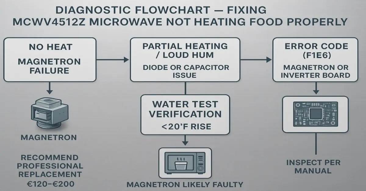 problem in mcwv4512z model